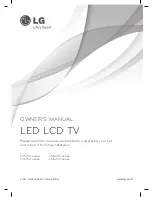 Предварительный просмотр 1 страницы LG LM6200 series Owner'S Manual