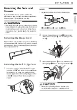 Предварительный просмотр 13 страницы LG LM82SXS Owner'S Manual