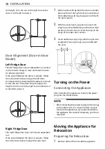 Предварительный просмотр 18 страницы LG LM82SXS Owner'S Manual