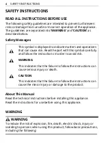 Preview for 4 page of LG LM85SXD Owner'S Manual