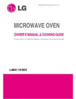 Предварительный просмотр 1 страницы LG LMA1150SV Owner'S Manual & Cooking Manual