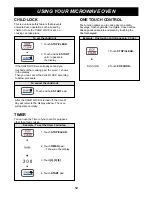 Предварительный просмотр 12 страницы LG LMA1150SV Owner'S Manual & Cooking Manual