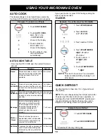 Предварительный просмотр 14 страницы LG LMA1560SB Owner'S Manual & Cooking Manual