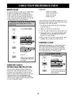 Предварительный просмотр 13 страницы LG LMA2111ST Owner'S Manual & Cooking Manual