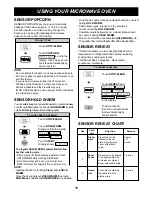 Предварительный просмотр 15 страницы LG LMA2111ST Owner'S Manual & Cooking Manual