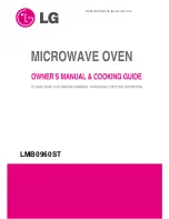 Предварительный просмотр 1 страницы LG LMB0960ST Owner'S Manual & Cooking Manual