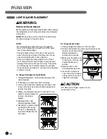 Предварительный просмотр 16 страницы LG LMC25780 Series User'S Manual & Installation Instructions