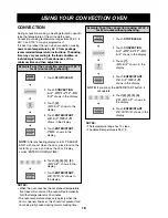 Предварительный просмотр 18 страницы LG LMH1017 Owner'S Manual & Cooking Manual