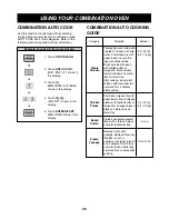 Предварительный просмотр 25 страницы LG LMH1017 Owner'S Manual & Cooking Manual