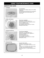 Preview for 17 page of LG LMH1517CV Owner'S Manual & Cooking Manual