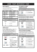 Preview for 12 page of LG LMH2016SB Owner'S Manual