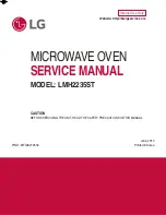 Предварительный просмотр 1 страницы LG LMH2235ST Service Manual