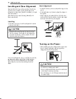 Предварительный просмотр 14 страницы LG LMNS14420V Owner'S Manual