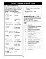 Предварительный просмотр 13 страницы LG LMS-1520TB Owner'S Manual