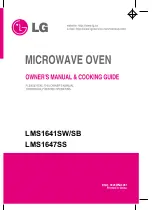 LG LMS1641SB Owner'S Manual предпросмотр