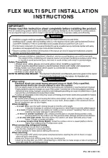 Preview for 1 page of LG LMU246HV Installation Instructions Manual