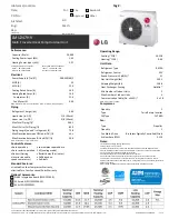 LG LMU247HV Specifications preview