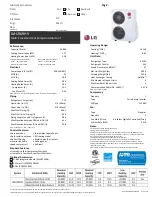 Preview for 1 page of LG LMU369HV Submittal Data