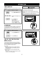 Предварительный просмотр 21 страницы LG LMV-1975ST Owner's manual & cooking guige Owner'S Manual & Cooking Manual