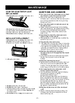 Предварительный просмотр 31 страницы LG LMV-2031SS Owner'S Manual