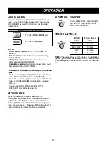 Предварительный просмотр 11 страницы LG LMV-2051VMB Owner'S Manual