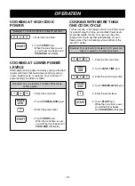 Предварительный просмотр 14 страницы LG LMV-2051VMB Owner'S Manual