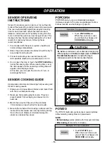 Предварительный просмотр 16 страницы LG LMV-2051VMB Owner'S Manual