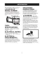 Preview for 5 page of LG LMV1600SB Owner'S Manual