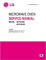 LG LMV1625B Service Manual предпросмотр