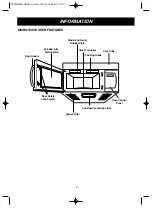 Предварительный просмотр 7 страницы LG LMV1630 Owner'S Manual & Cooking Manual