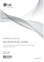 LG LMV1631ST Owner'S Manual preview