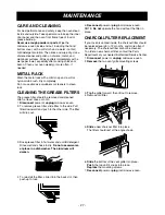 Предварительный просмотр 27 страницы LG LMV1645SB Owner'S Manual & Cooking Manual