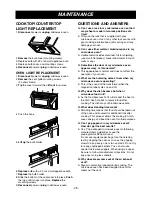 Предварительный просмотр 28 страницы LG LMV1645SB Owner'S Manual & Cooking Manual