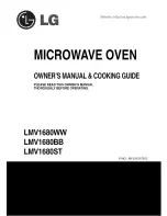 LG LMV1680BB Owner'S Manual & Cooking Manual предпросмотр