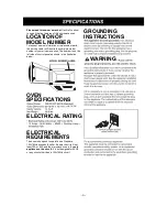 Preview for 6 page of LG LMV1751 Series Owner'S Manual