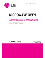 Предварительный просмотр 1 страницы LG LMV1773SS Owner'S Manual & Cooking Manual