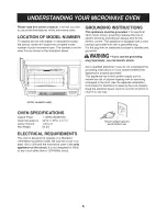 Preview for 6 page of LG LMV1813S Owner'S Manual