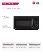 Preview for 1 page of LG LMV1814SB Specification