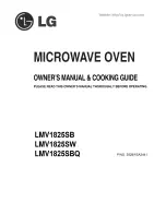 Предварительный просмотр 1 страницы LG LMV1825SB Owner'S Manual & Cooking Manual