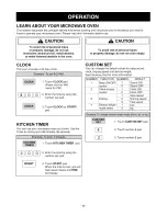 Предварительный просмотр 10 страницы LG LMV1825SB Owner'S Manual & Cooking Manual