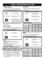 Предварительный просмотр 17 страницы LG LMV1831 Owner'S Manual