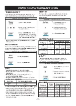 Предварительный просмотр 17 страницы LG LMV1831BD Owner'S Manual