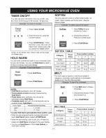 Предварительный просмотр 17 страницы LG LMV1831SB Owner'S Manual