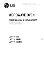 Preview for 1 page of LG LMV1915NV Owner's manual & cooking guige Owner'S Manual