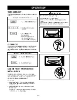 Preview for 21 page of LG LMV1925SB Owner'S Manual & Cooking Manual