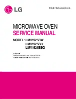 LG LMV1925SB Service Manual предпросмотр