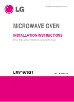 LG LMV1976 Installation Instructions Manual preview