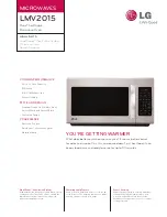 Preview for 1 page of LG LMV2015 Specifications