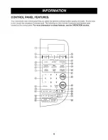 Предварительный просмотр 8 страницы LG LMV2053SB - 2.0 Cu. Ft. Microwave Owner'S Manual