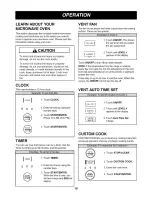 Предварительный просмотр 10 страницы LG LMV2053SB - 2.0 Cu. Ft. Microwave Owner'S Manual